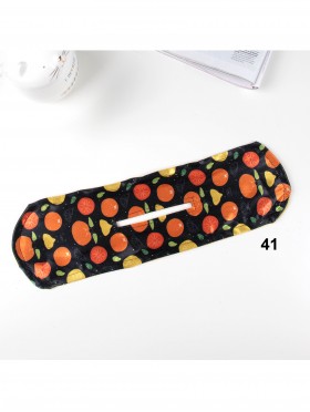 Fruit Patterned Bun Maker/Bag Accent